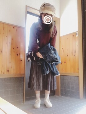 mi🌿さん（レディース・162cm）の冬コーディネート