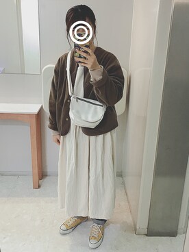 mi🌿さん（レディース・163cm）の冬コーディネート