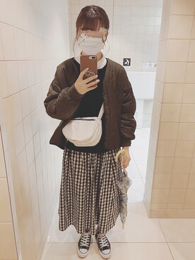 mi🌿さん（レディース・163cm）の春コーディネート