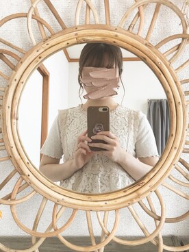 「handmade」｜「アイテム（アクセサリー）」を使った、mi🌿さん（レディース・163cm）の夏コーディネート
