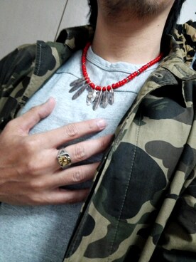 「A BATHING APE（アベイシングエイプ）のアイテム（その他アウター）」を使った、jjjjjjkkkk さん（メンズ・173cm）の春コーディネート