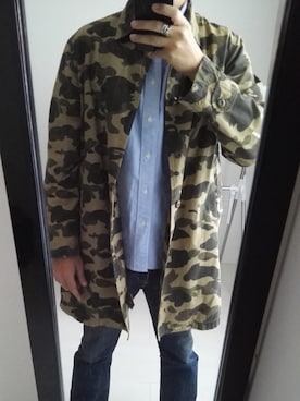 「A BATHING APE（アベイシングエイプ）のアイテム（その他アウター）」を使った、jjjjjjkkkk さん（メンズ・172cm）の春コーディネート