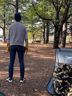 「A BATHING APE（アベイシングエイプ）のアイテム（ナイロンジャケット）」を使った、jjjjjjkkkk さん（メンズ・172cm）の秋コーディネート