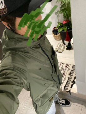 「glamb（グラム）のアイテム（マウンテンパーカー）」を使った、jjjjjjkkkk さん（メンズ・172cm）の秋コーディネート