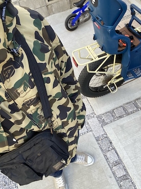 「A BATHING APE（アベイシングエイプ）のアイテム（ナイロンジャケット）」を使った、jjjjjjkkkk さん（メンズ・172cm）の秋コーディネート