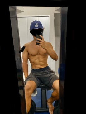 「筋トレ」｜「アイテム（その他）」を使った、jjjjjjkkkk さん（メンズ・172cm）の冬コーディネート