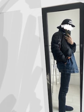 「SOPHNET.（ソフネット）のアイテム（MA-1）」を使った、jjjjjjkkkk さん（メンズ・172cm）の冬コーディネート
