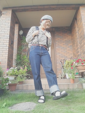 「Teva（テバ）のアイテム（シューズ）」を使った、ちひろさん（レディース・160cm）の秋コーディネート