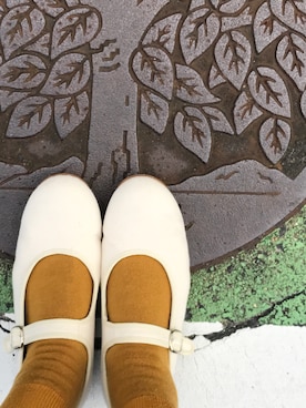 「BEAMS BOY（ビームスボーイ）のBEAMS BOY / カンフー シューズ（その他シューズ）」を使った、mさん（レディース・150cm）の秋コーディネート