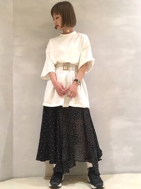 mariさんの「BIGロングハイネックTEE/784934（JEANASIS）」を使ったコーディネート