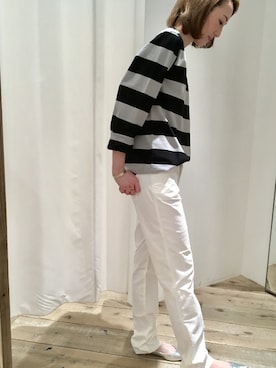 「アニエスベー」｜Agnes b. FUJIIDAIMARUさん（レディース・169cm）の春コーディネート