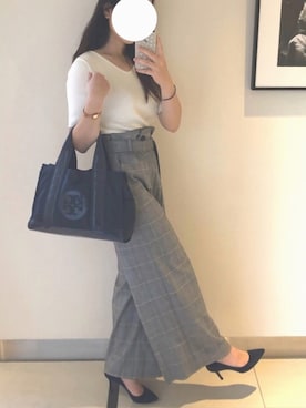 「Harrods（ハロッズ）のアイテム」を使った、ちゃちゃ🐶さん（レディース・159cm）の秋コーディネート