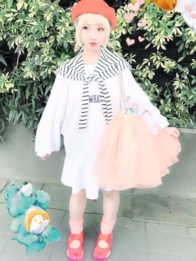 「M.A.M（マム）のアイテム」を使った、cindyさん（レディース・148cm）の春コーディネート