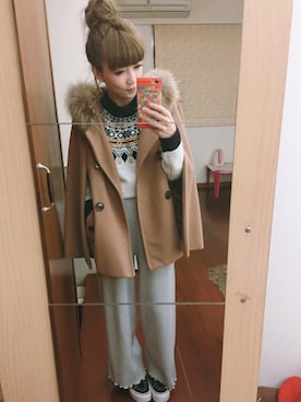 歆さん（レディース・148cm）の冬コーディネート