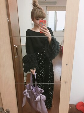 歆さん（レディース・148cm）の冬コーディネート