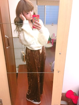 歆さん（レディース・148cm）の冬コーディネート