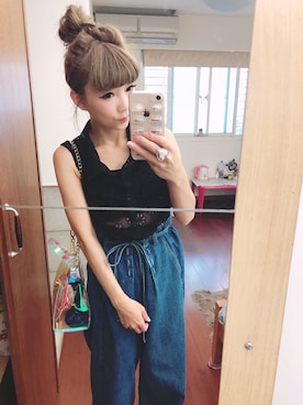 「bye bye」｜歆さん（レディース・148cm）の夏コーディネート