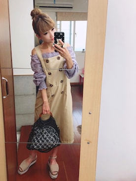 歆さん（レディース・147cm）の秋コーディネート