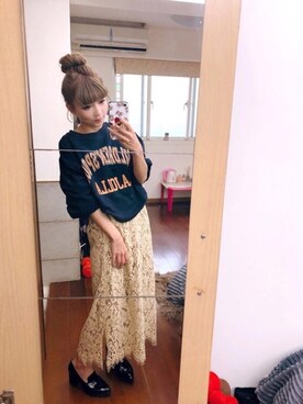 歆さん（レディース・147cm）の冬コーディネート