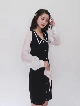 啧你的小虎牙呢さんのコーディネート