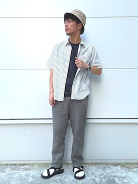 「Chaco（チャコ）のアイテム」を使った、みやさんさん（メンズ・171cm）の春コーディネート