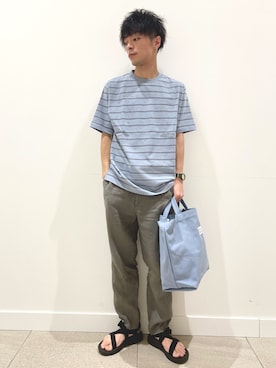 「Chaco（チャコ）のアイテム」を使った、みやさんさん（メンズ・171cm）の夏コーディネート