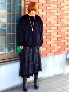 スカートを使った ジェンダーレス男子 のメンズ人気ファッションコーディネート Wear