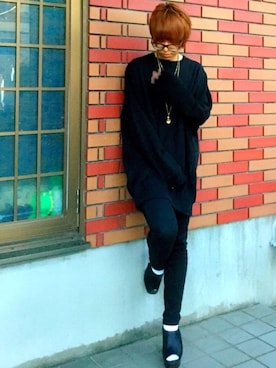 メガネを使った ジェンダーレス男子 の人気ファッションコーディネート Wear