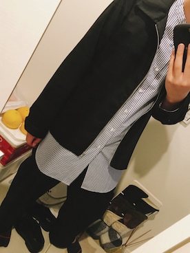 「WEGO（ウィゴー）のアイテム（カバーオール）」を使った、あおいさん（メンズ・178cm）の春コーディネート