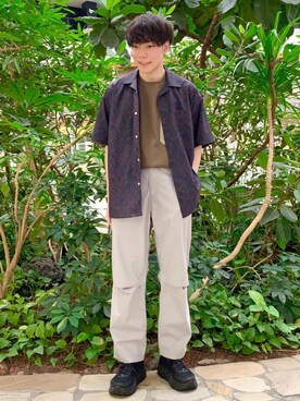 「ベーシックカラー」｜coen 桂さん（メンズ・171cm）の夏コーディネート