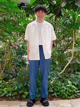 「ベーシックカラー」｜coen 桂さん（メンズ・171cm）の夏コーディネート