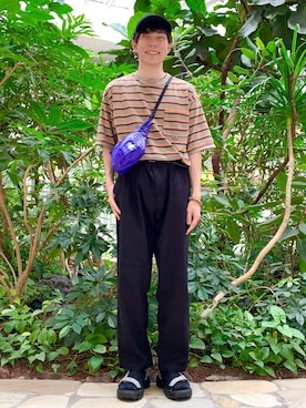 「ベーシックカラー」｜coen 桂さん（メンズ・171cm）の夏コーディネート