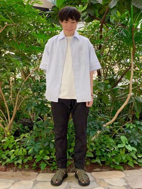 「ベーシックカラー」｜coen 桂さん（メンズ・171cm）の夏コーディネート