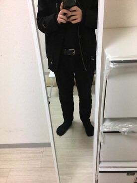 「NINE（ナイン）のアイテム」を使った、Shunsuke Inudzukaさん（メンズ・160cm）の冬コーディネート