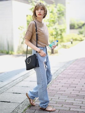 SELECT MOCAさん（レディース・161cm）の夏コーディネート