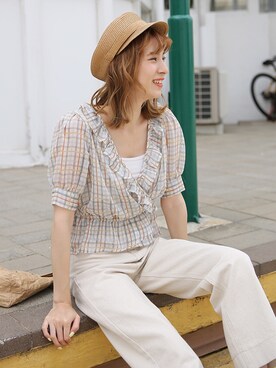 SELECT MOCAさん（レディース・160cm）の春コーディネート