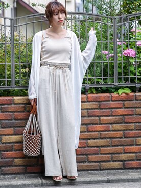 SELECT MOCAさん（レディース・160cm）の夏コーディネート