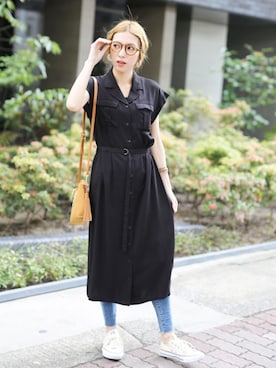 SELECT MOCAさん（レディース・160cm）の夏コーディネート