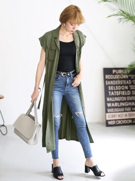 SELECT MOCAさん（レディース・160cm）の夏コーディネート