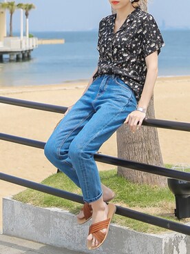 SELECT MOCAさん(レディース・160cm)の夏コーディネート