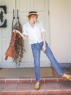 SELECT MOCAさん（レディース・160cm）の夏コーディネート