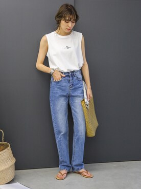 SELECT MOCAさん（レディース・160cm）の夏コーディネート