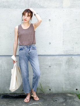 SELECT MOCAさん(レディース・160cm)の夏コーディネート