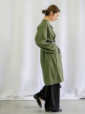 「select MOCA（セレクトモカ）のアイテム（モッズコート）」を使った、SELECT MOCAさん（レディース・160cm）の秋コーディネート
