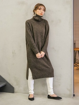 SELECT MOCAさん（レディース・160cm）の冬コーディネート