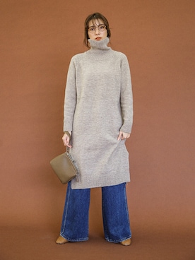 SELECT MOCAさん（レディース・160cm）の冬コーディネート