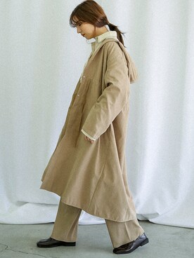 「select MOCA（セレクトモカ）のアイテム（トレンチコート）」を使った、SELECT MOCAさん（レディース・160cm）の冬コーディネート