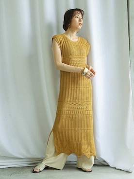 「moca couture（モカクチュール）のアイテム」を使った、SELECT MOCAさん（レディース・160cm）の夏コーディネート