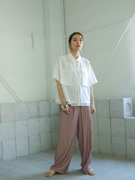 SELECT MOCAさん（レディース・160cm）の夏コーディネート