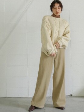 SELECT MOCAさん（レディース・160cm）の秋コーディネート